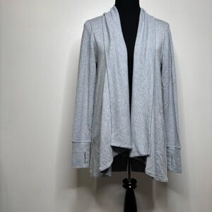 Athleta Pranayama Wrap Cardigan Women’s Small Light Blue Cozy Soft